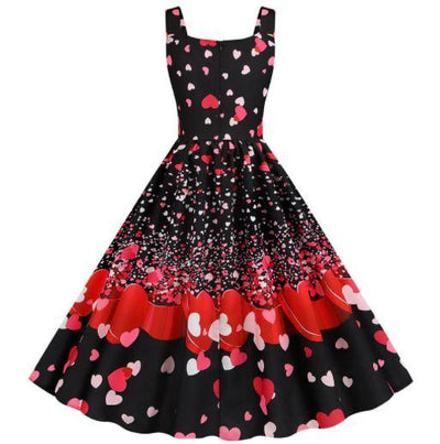 Rochie Vintage Hearts De Ziua Îndrăgostiților