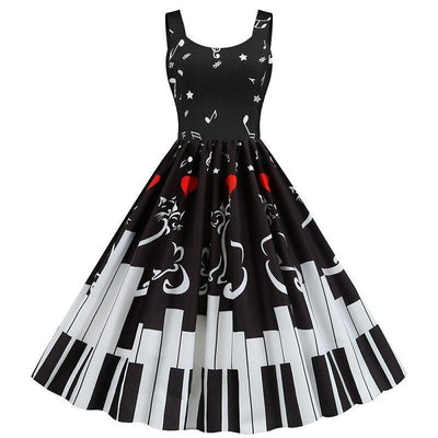 Rochie De Pian Vintage De Valentine's Day