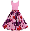 Rochie Vintage Roz De Ziua Îndrăgostiților