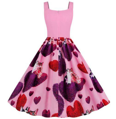 Rochie Vintage Roz De Ziua Îndrăgostiților