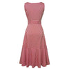 Rochie Roșie Fără Mâneci Vintage