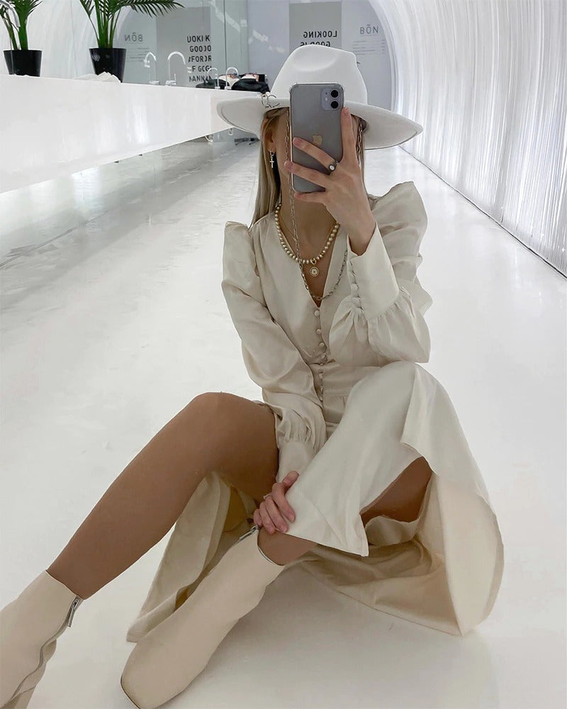 Rochie Din Satin Vintage