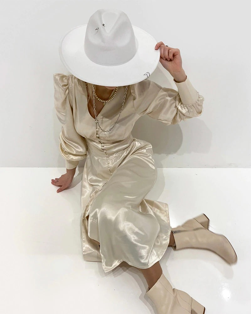 Rochie Din Satin Vintage