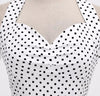 Rochie Vintage Pin Up Sexy Albă