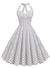 Rochie Vintage Pin Up Sexy Albă