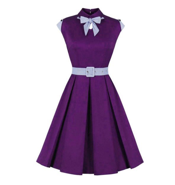 Rochie Cămașă Mov Sexy De Epocă