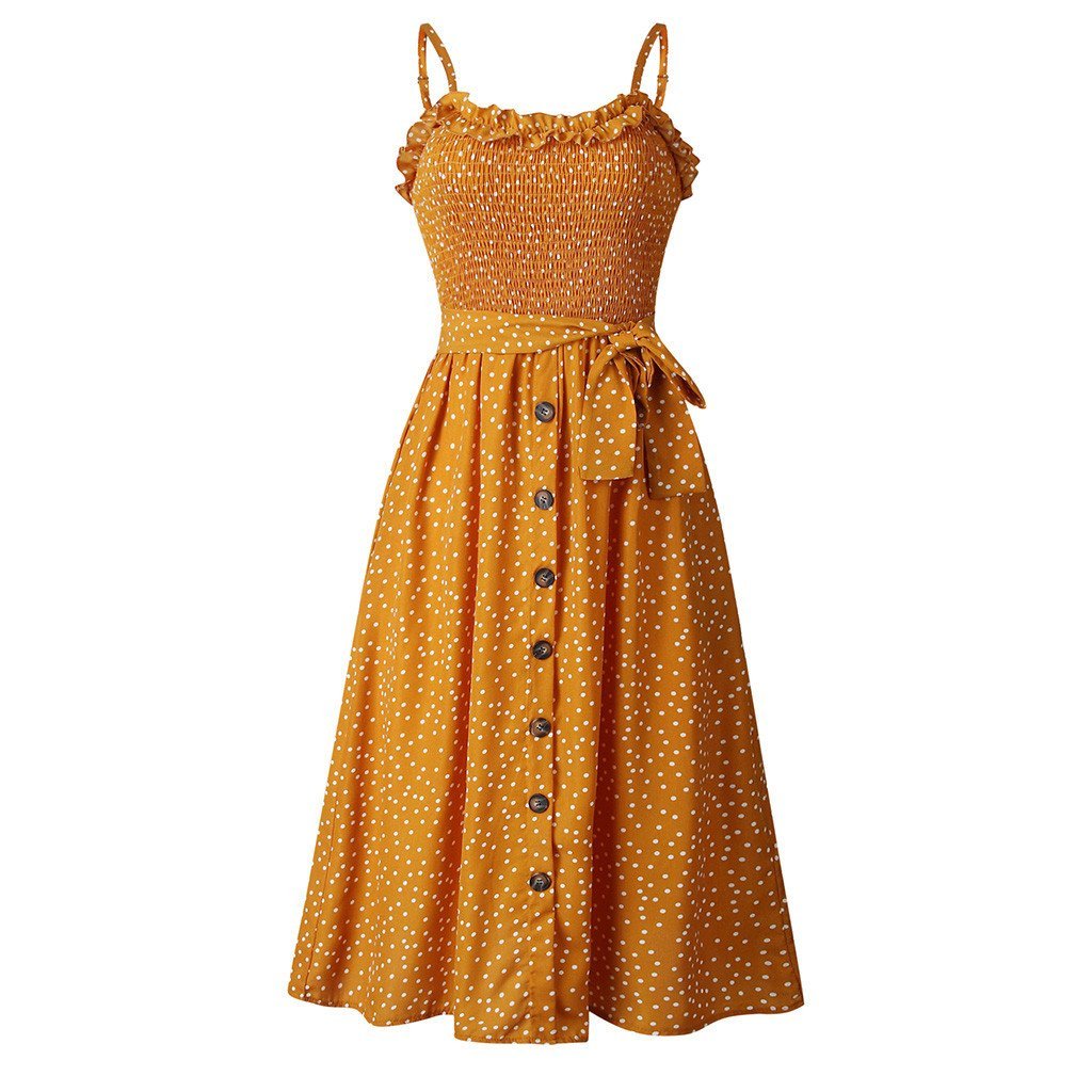 Rochie Galbenă De Epocă 60