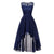 Rochie De Seara Vintage Chic Bleumarin