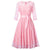 Rochie De Seara Vintage Cu Maneca Lunga, Roz