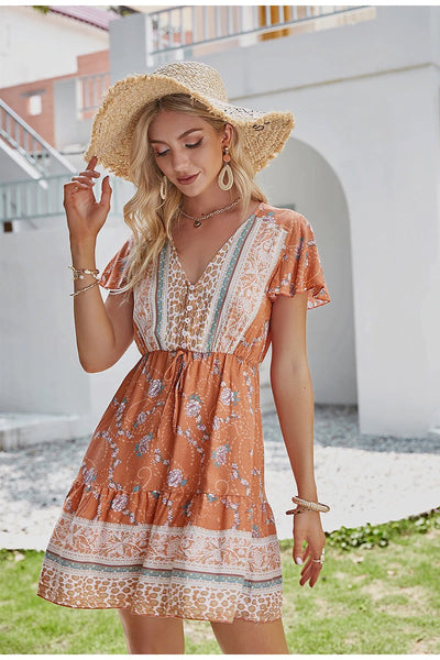 Rochie Vintage În Stil Boem