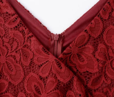 Rochie De Costum Roșie Vintage