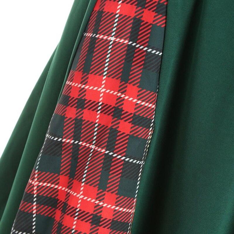 Rochie Vintage Tartan Verde