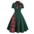 Rochie Vintage Tartan Verde