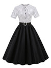Rochie Neagră Vintage La Modă