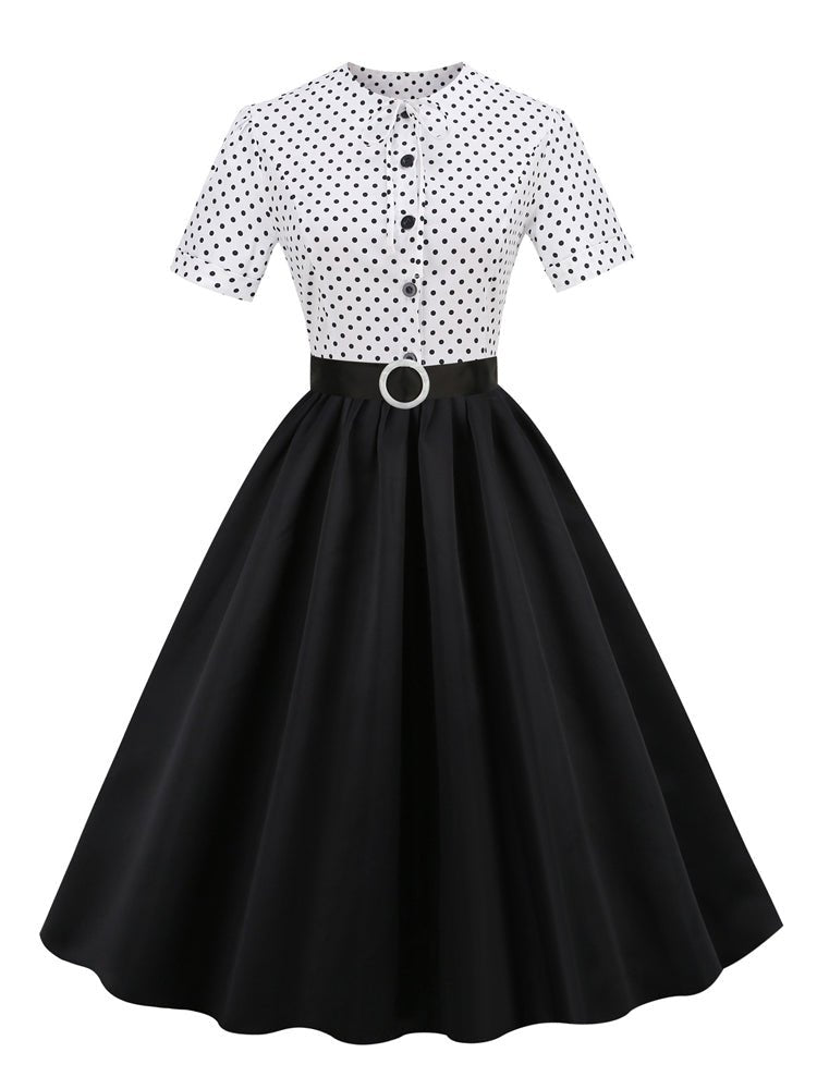 Rochie Neagră Vintage La Modă