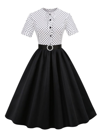 Rochie Neagră Vintage La Modă