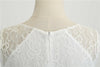 Rochie Trapez Vintage Albă