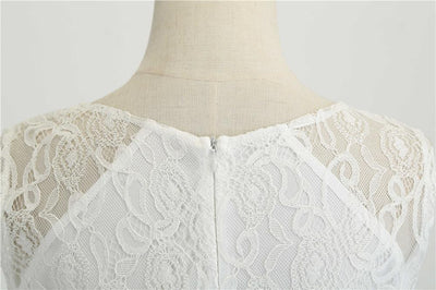 Rochie Trapez Vintage Albă
