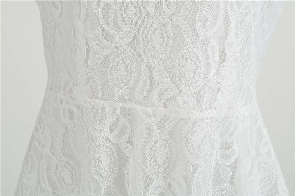 Rochie Trapez Vintage Albă