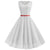 Rochie Trapez Vintage Albă