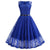 Rochie Trapez Vintage Albastra