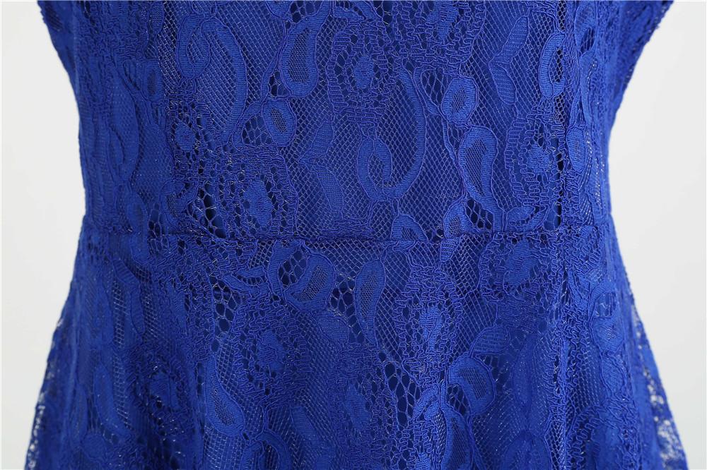 Rochie Trapez Vintage Albastra