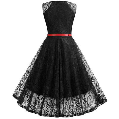 Rochie Trapez Vintage Neagra