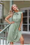 Rochie Vintage Verde Mere
