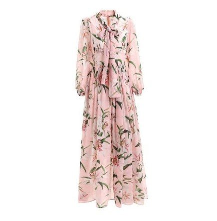 Rochie Lungă De Epocă, Roz Veche