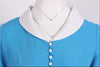 Rochie Vintage Anii 50 Albastru Cer