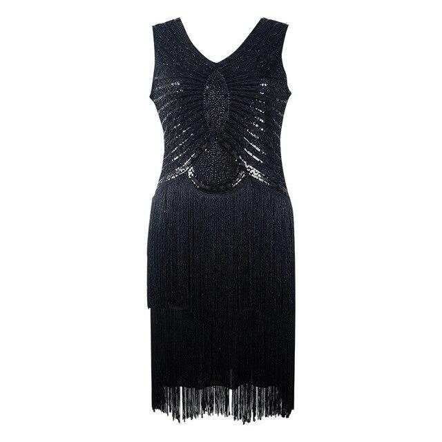 Rochie Art Deco De Epocă Anii 20 Neagră