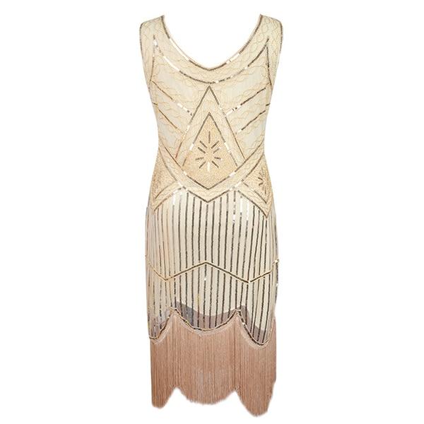 Rochie Bej De Epocă Anii 20