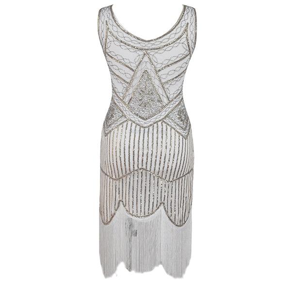 Rochie Vintage Anii 20 Alba