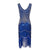 Rochie Vintage Anii 20 Albastră