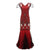 Rochie Roșie Charleston De Epocă Anii 20