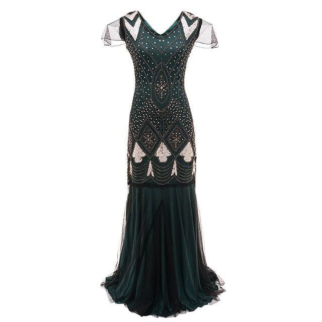 Rochie Charleston Vintage Anilor 20 Verde