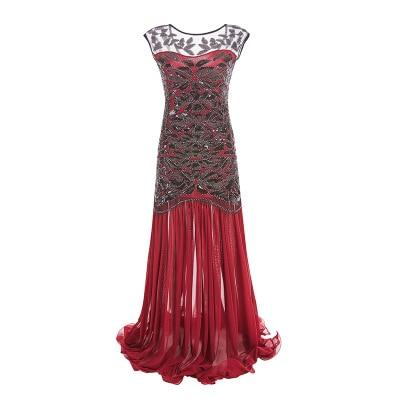 Rochie Roșie Flapper De Epocă Anilor 20