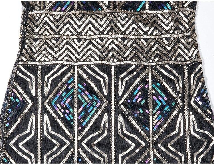 Rochie Gatsby De Epocă, Lungă, Aurie, Anii 20