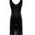 Rochie Gatsby Vintage Anilor 20 Neagra