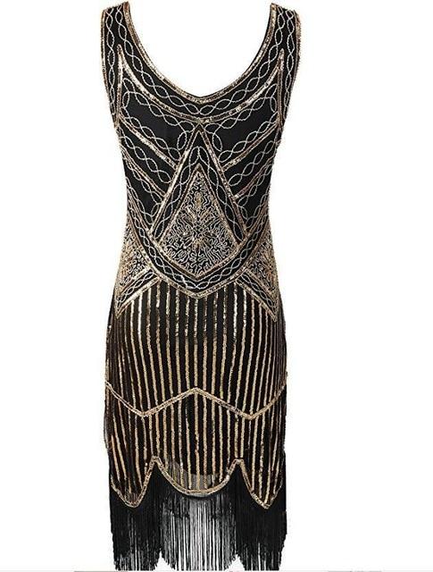 Rochie Gatsby Gold De Epocă, Anii 20