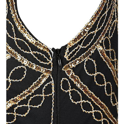 Rochie Gatsby Gold De Epocă, Anii 20