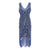 Rochie Charleston Vintage Ani 20 Plus Marime Albastra