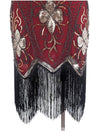 Rochie Charleston Roșie De Mărime Plus Anilor 20 Vintage