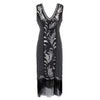 Rochie De Cocktail Anii 20 Argintiu