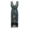 Rochie De Cocktail Verde Anii 20