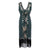 Rochie De Cocktail Verde Anii 20