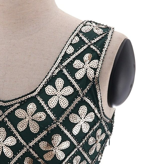 Rochie Vintage Ani 20 Plus Size Gold