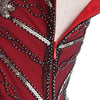 Rochie Roșie De Mărime Plus Vintage Anilor 20