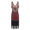Rochie Roșie De Mărime Plus Vintage Anilor 20