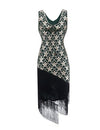 Rochie Vintage Ani 20 Plus Size Green Gold